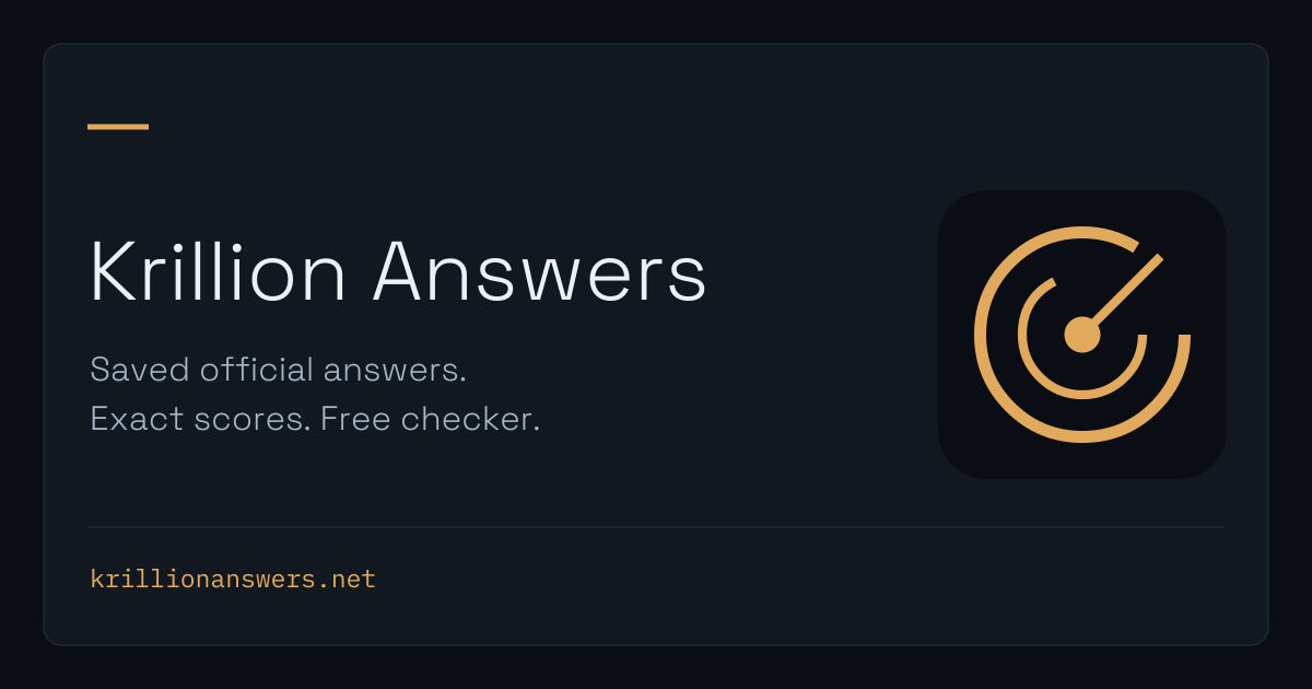 Krillion Answers header image